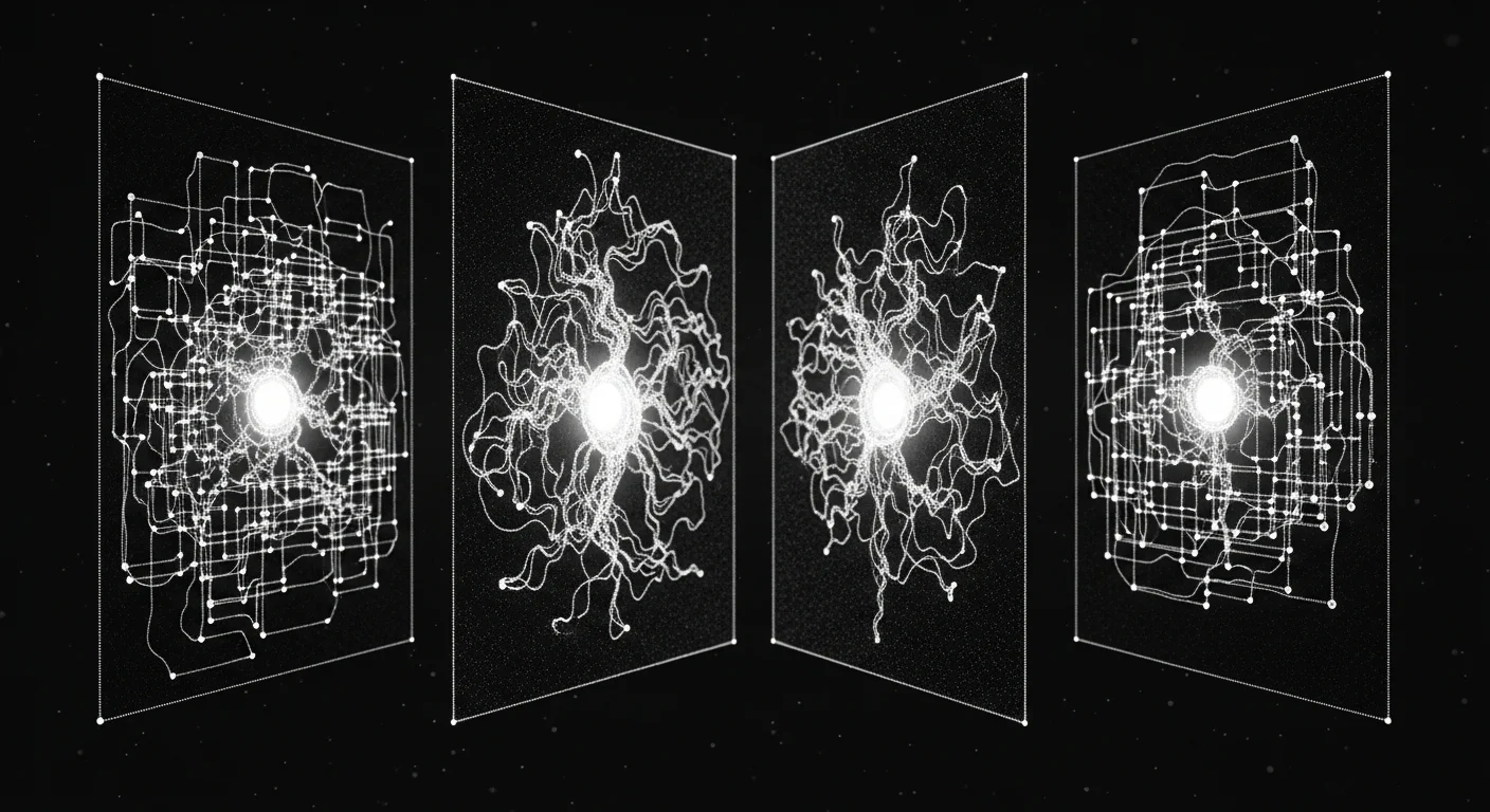 Dört farklı sistem mimarisi: holografik veri projeksiyonları